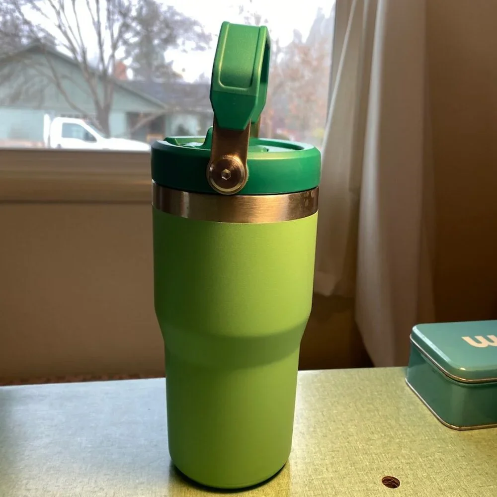 Stanley IceFlow Flip Straw Tumbler with Handle, 20 oz, Flip Up Straw, NWOT - Picture 3 of 12